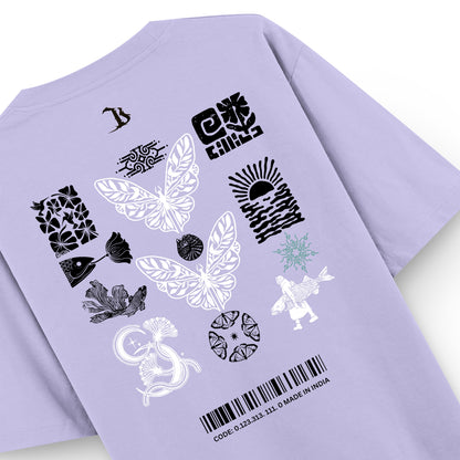 LAVENDER OVERSIZED T-SHIRT | UNISEX